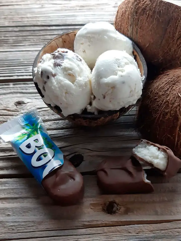 Creamy Homemade Bounty Ice Cream | Nothing but Ice Cream